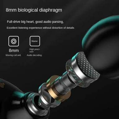 m25 gaming wireless earbuds tws bluetooth 5.3 headphones, magnetic hatch cover, 100% led display, low latency stereo sound, built in mic