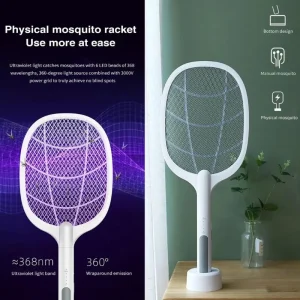 Nova USB Rechargeable Mosquito Racket | ME-903 Model | | Electric Insect Killer Swatter |  For Indoor & Outdoor Use
