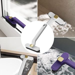 Multi-Function Rotating Crevice Cleaning Brush |  360° Deep Gap Cleaner for Kitchen, Bathroom & Home