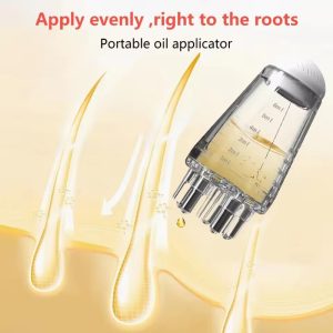 2-in-1 Scalp Root Hair Oil Applicator Comb | Hair Growth & Scalp Care Massage Tool