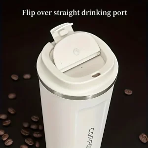 Smart Temperature Coffee Mug | 17oz Insulated Stainless Steel Travel Mug with Leakproof Lid