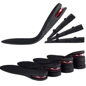 4 Layer Height Increase Insoles – Adjustable 3 cm to 9 cm | Soft, Comfortable & Shock-Absorbing | Elevator Shoe Inserts for Men & Women