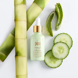 Pixi Overnight Glow Serum 30ml Exfoliating Brightening Serum with 10% Glycolic Acid and Vitamins
