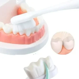 Nano Toothbrush with Travel Case | Ultra Soft Micro-Nano Bristles | For Sensitive Gums, Adults & Kids | Pink