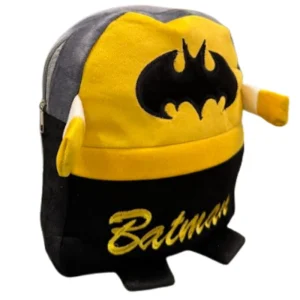 Cute Plush Batman Character Backpack | Stuffed School Bag & Gift for Kids