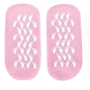 Reusable Silicone Spa Gel Socks for Dry Feet & Cracked Heels | Intensive Moisturizing Overnight Foot Care